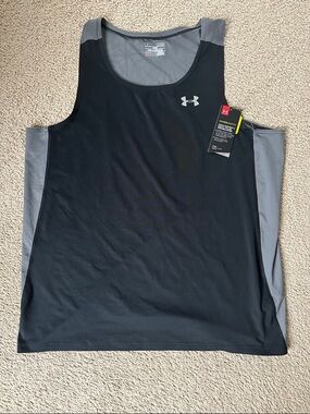 Under Armour Men’s Black and Gray Performance Tank
